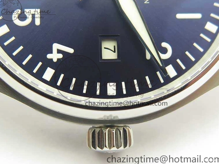 MIROTIME 0326 Mark XVIII Le Petit Prince IW327004 SS MKS 1:1 Best Edition Blue Dial On Leather Strap MIYOTA9015 V ComfortFit 7217